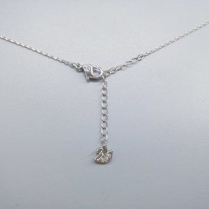 Swarovski Blue Swan Heartbeat Necklace